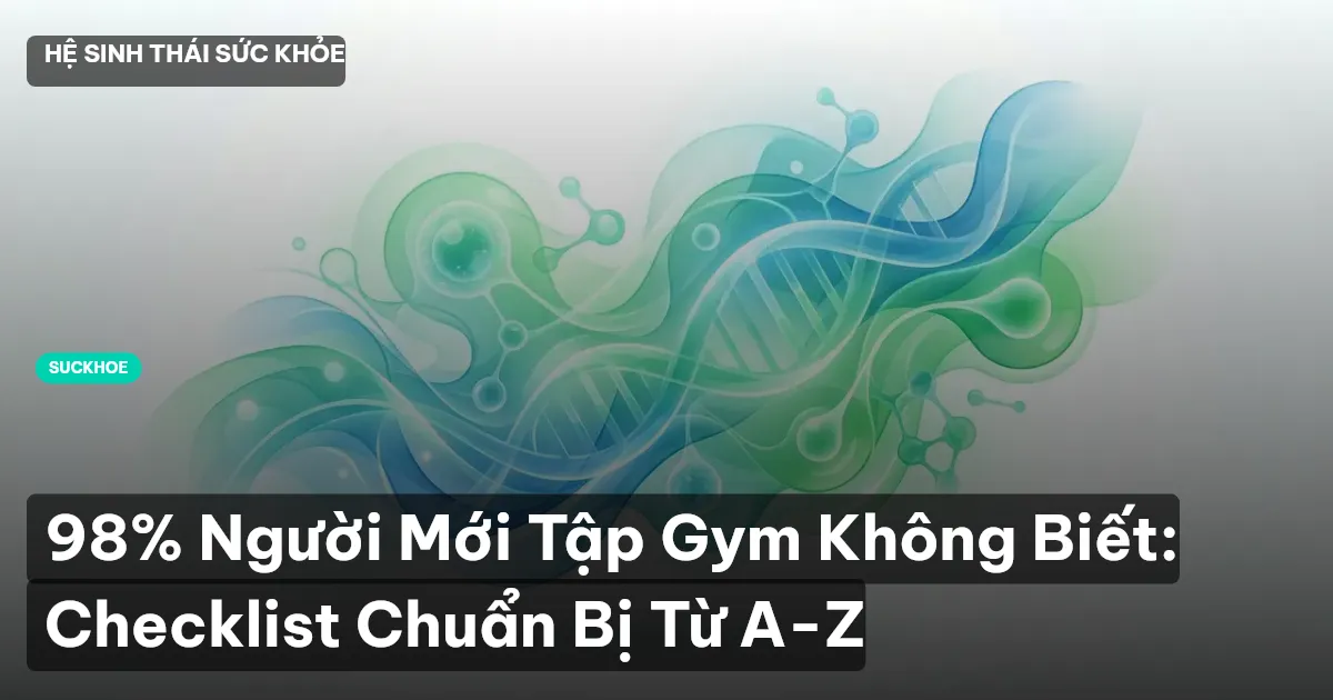 98% Người Mới Tập Gym Không Biết: Checklist Chuẩn Bị Từ A-Z