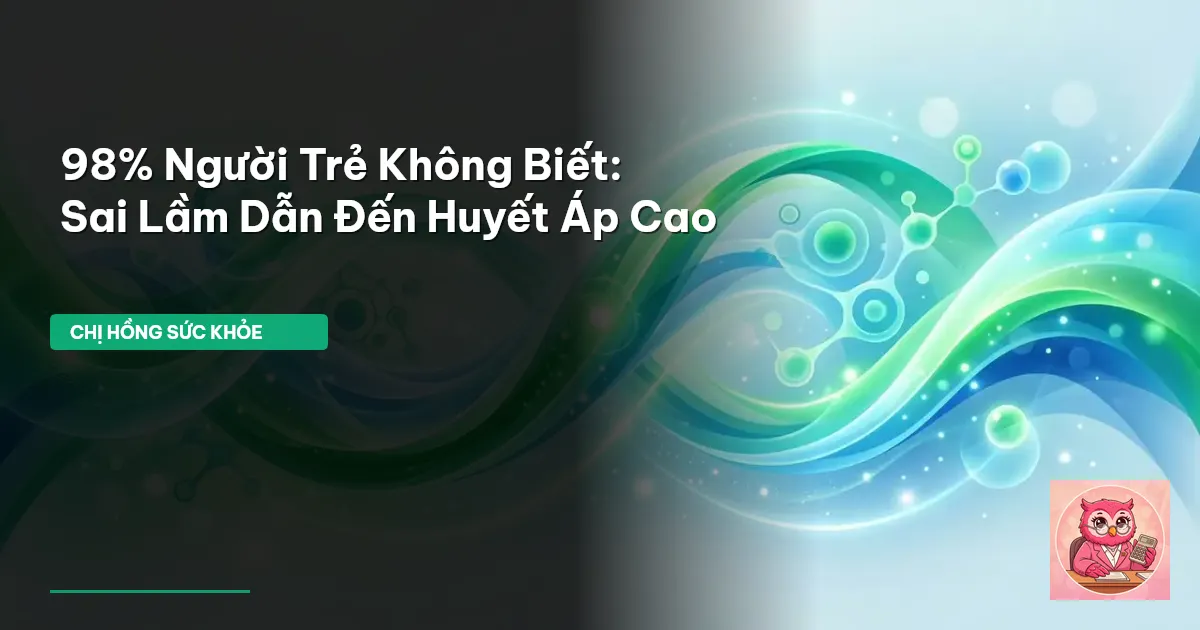 huyết áp cao ở người trẻ