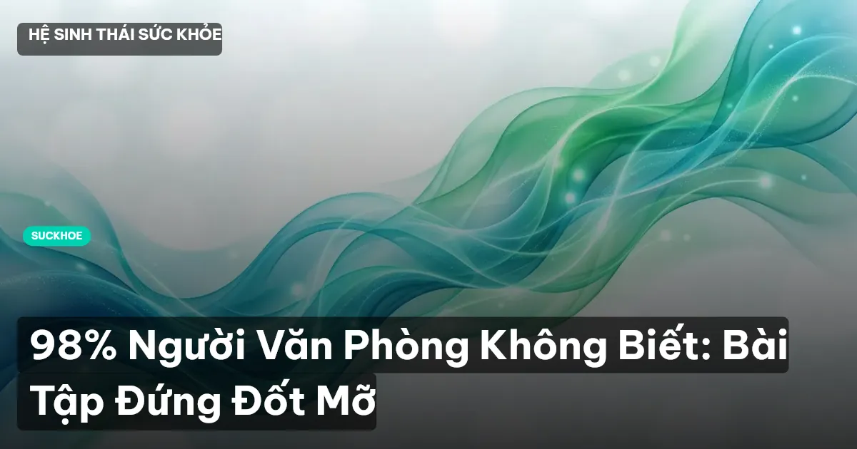 98% Người Văn Phòng Không Biết: Bài Tập Đứng Đốt Mỡ