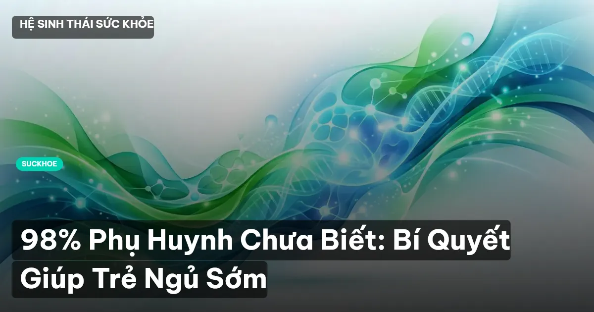 trẻ tiểu học ngủ sớm
