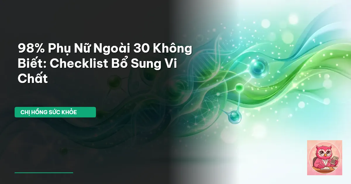 vi chất cho phụ nữ