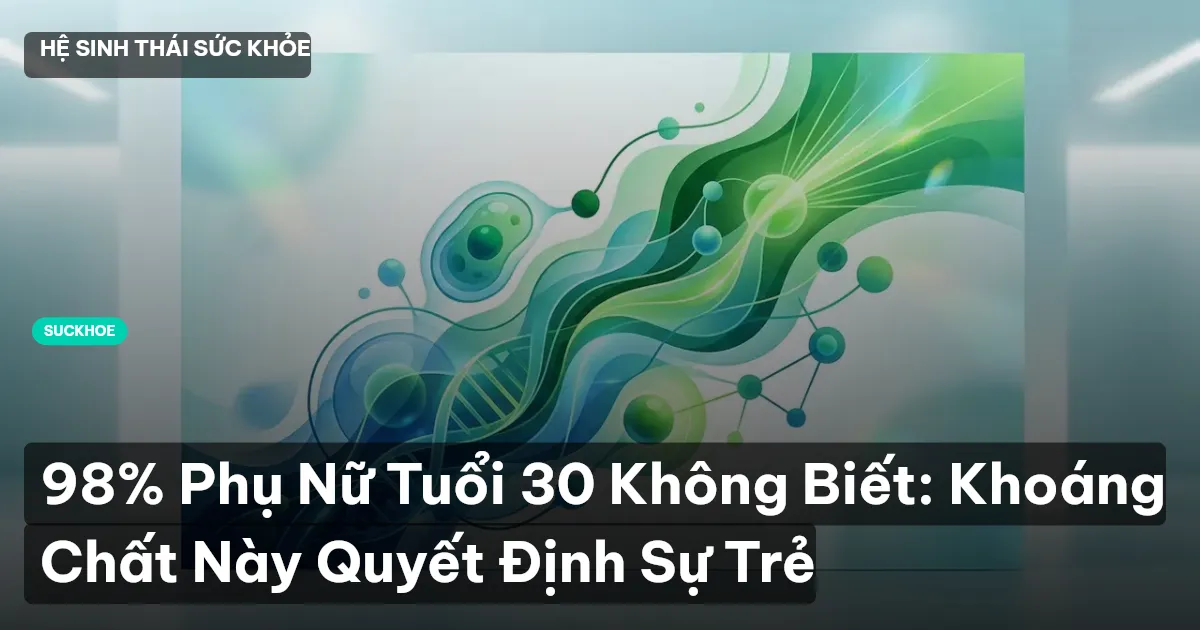 khoáng chất cho phụ nữ tuổi 30