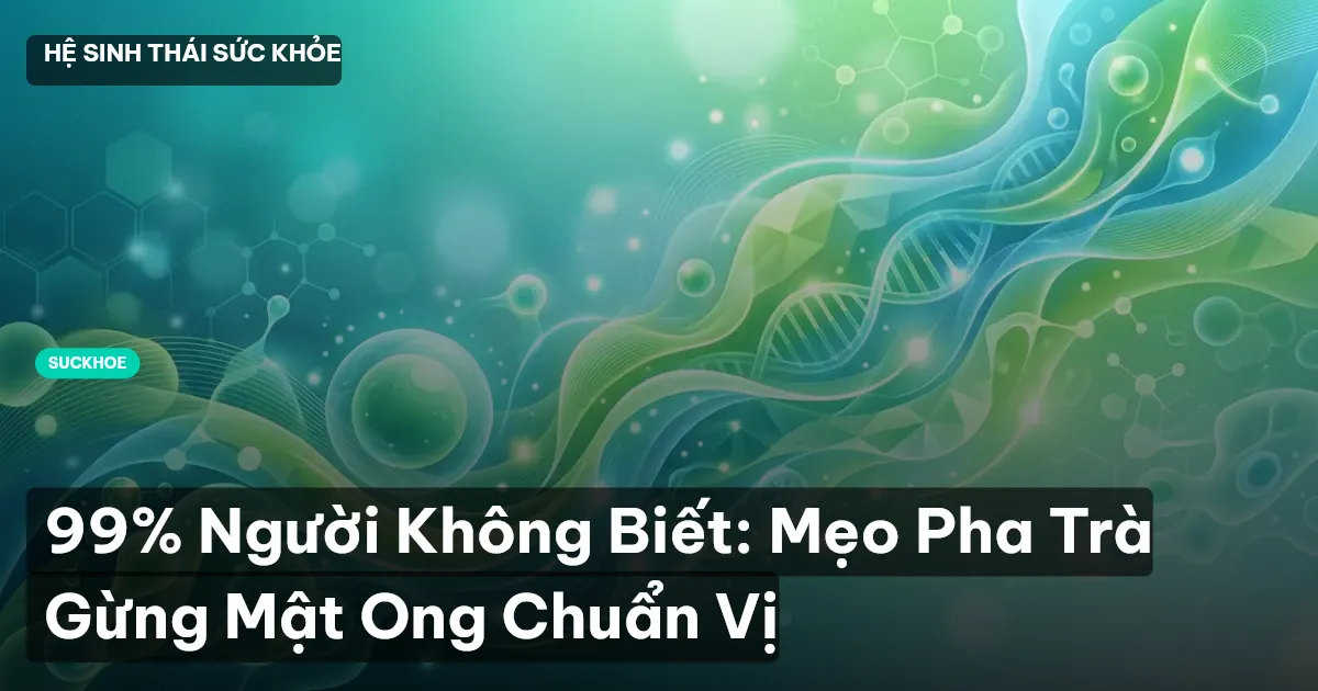 trà gừng mật ong
