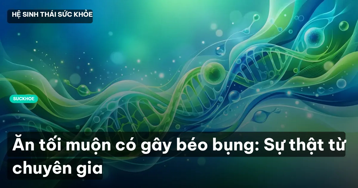 Ăn tối muộn có gây béo bụng: Sự thật từ chuyên gia