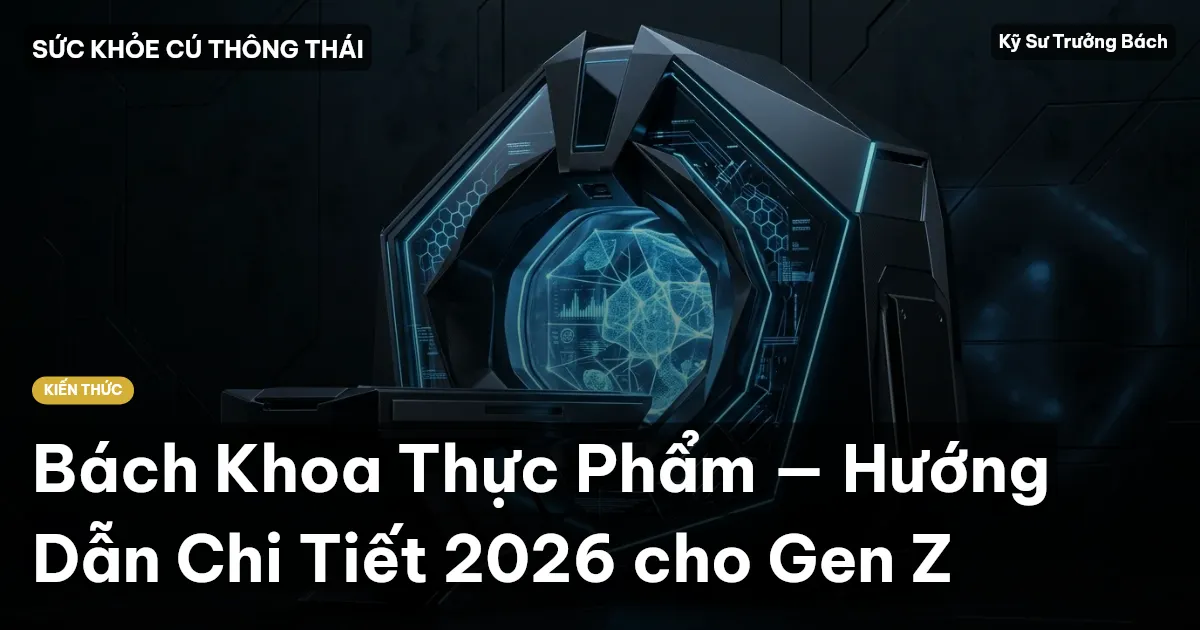 Bách Khoa Thực Phẩm — Hướng Dẫn Chi Tiết 2026 cho Gen Z
