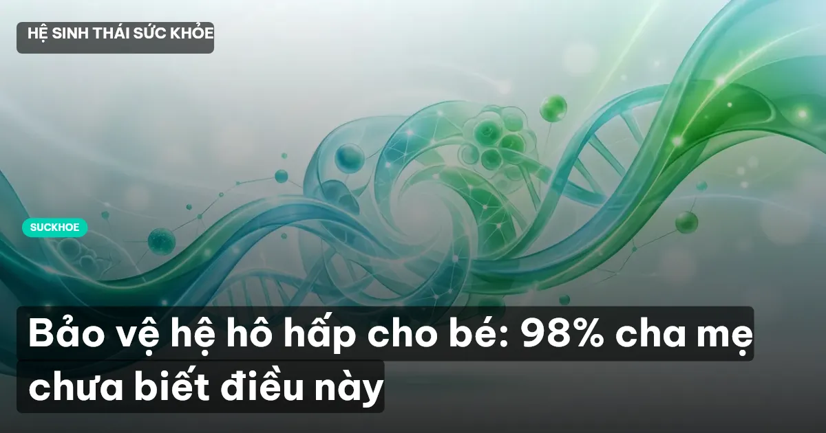 sức khỏe hô hấp trẻ em