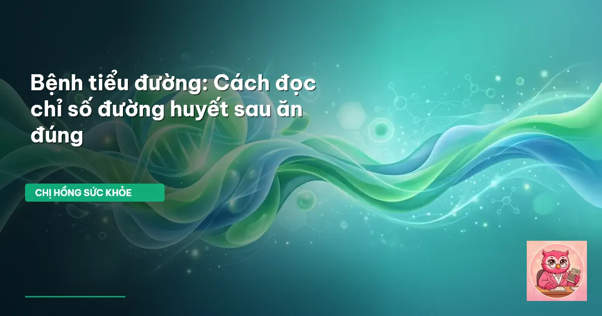 chỉ số đường huyết sau ăn