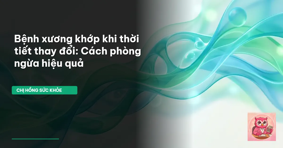 bệnh xương khớp
