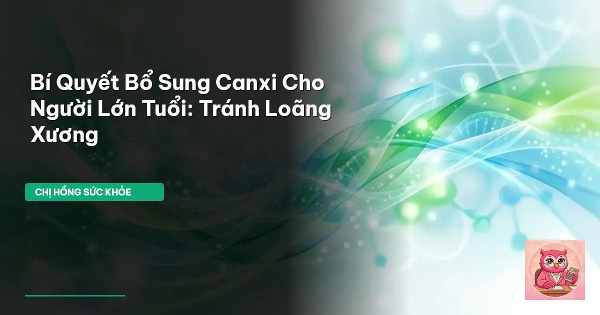 bổ sung canxi