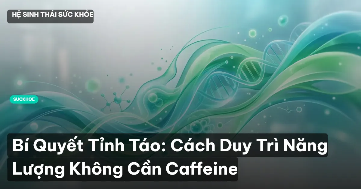 Bí Quyết Tỉnh Táo: Cách Duy Trì Năng Lượng Không Cần Caffeine