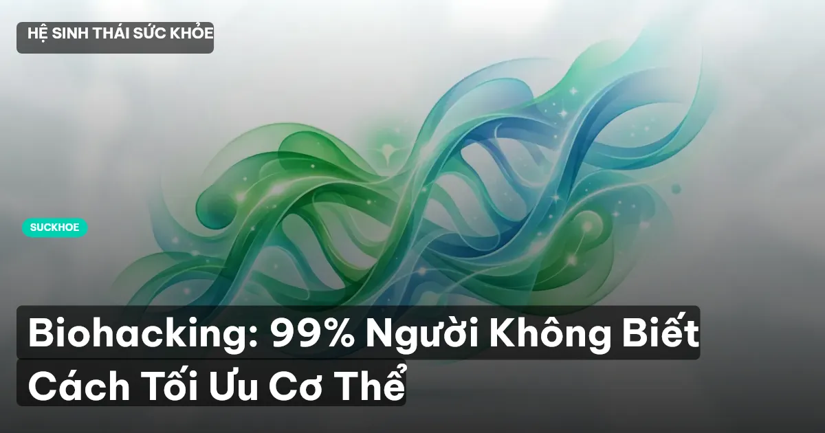 Biohacking: 99% Người Không Biết Cách Tối Ưu Cơ Thể