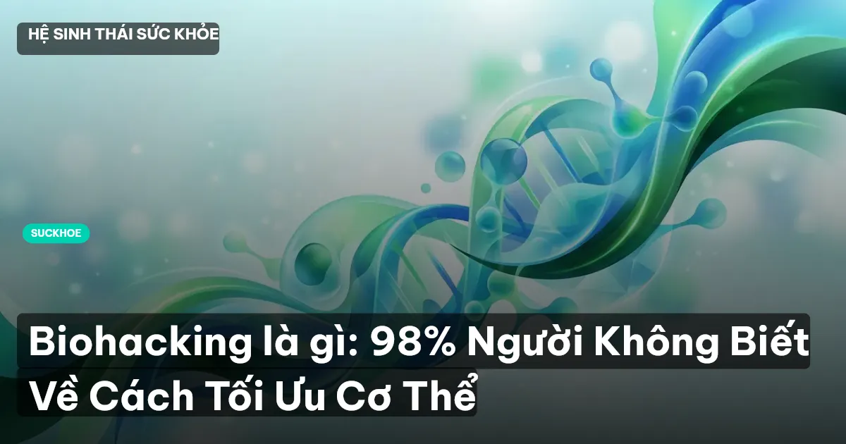 Biohacking là gì: 98% Người Không Biết Về Cách Tối Ưu Cơ Thể