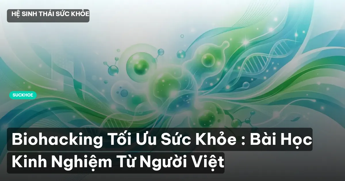 Biohacking Tối Ưu Sức Khỏe : Bài Học Kinh Nghiệm Từ Người Việt