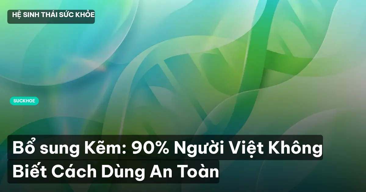 bổ sung kẽm