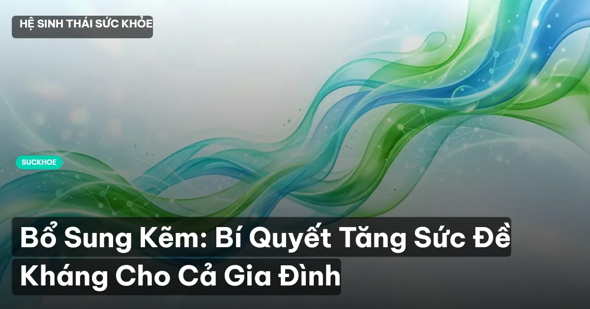 bổ sung kẽm