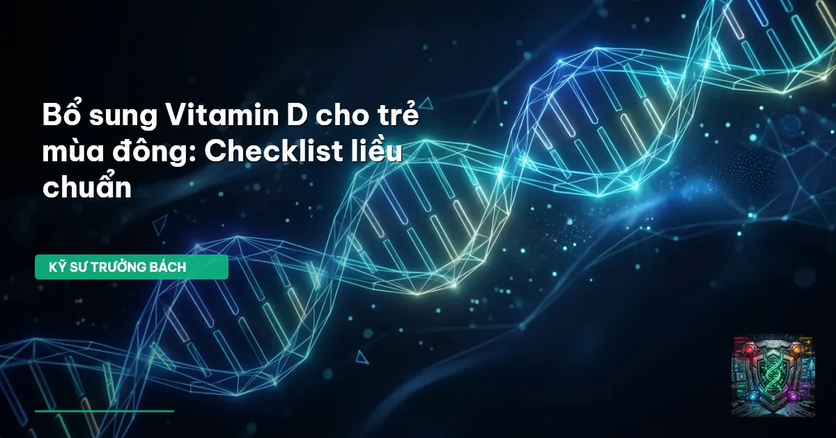 Vitamin D cho trẻ