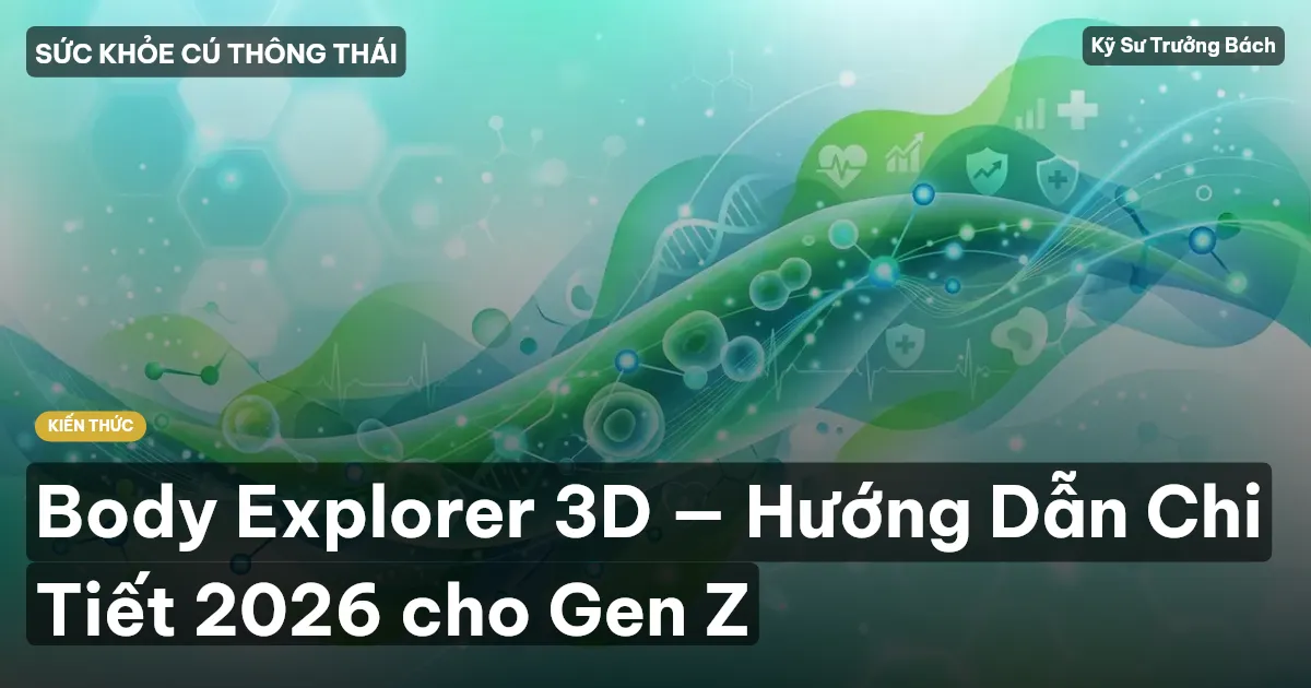 Body Explorer 3D — Hướng Dẫn Chi Tiết 2026 cho Gen Z
