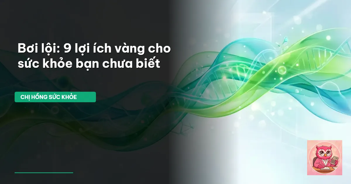 lợi ích của bơi lội