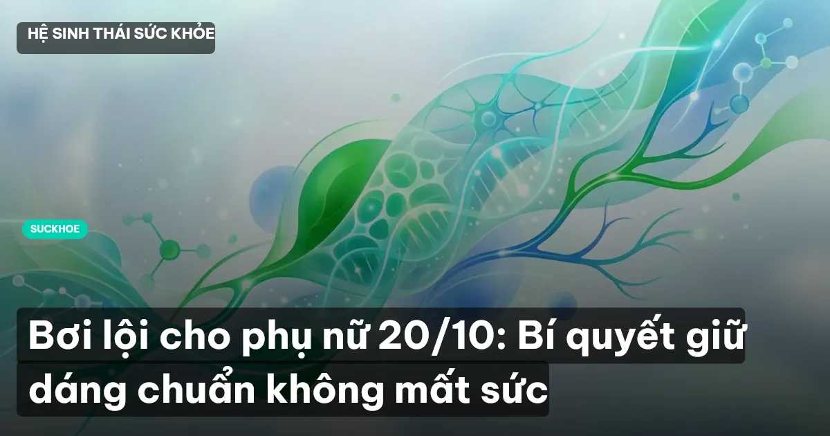 Bơi lội cho phụ nữ 20/10: Bí quyết giữ dáng chuẩn không mất sức