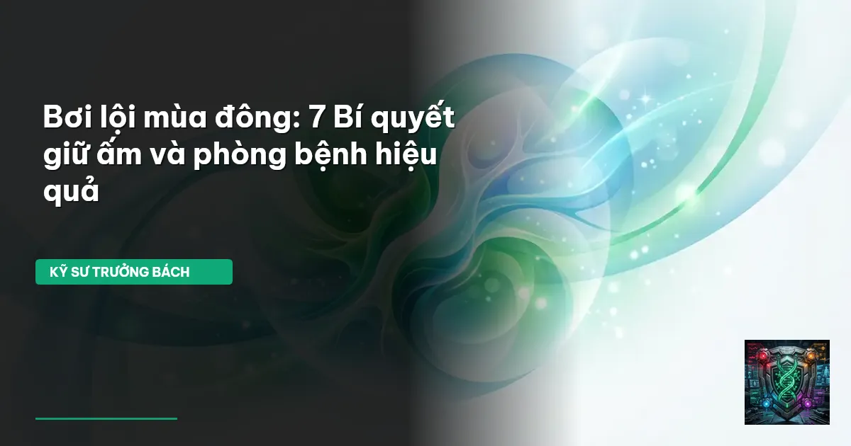 bơi lội mùa đông