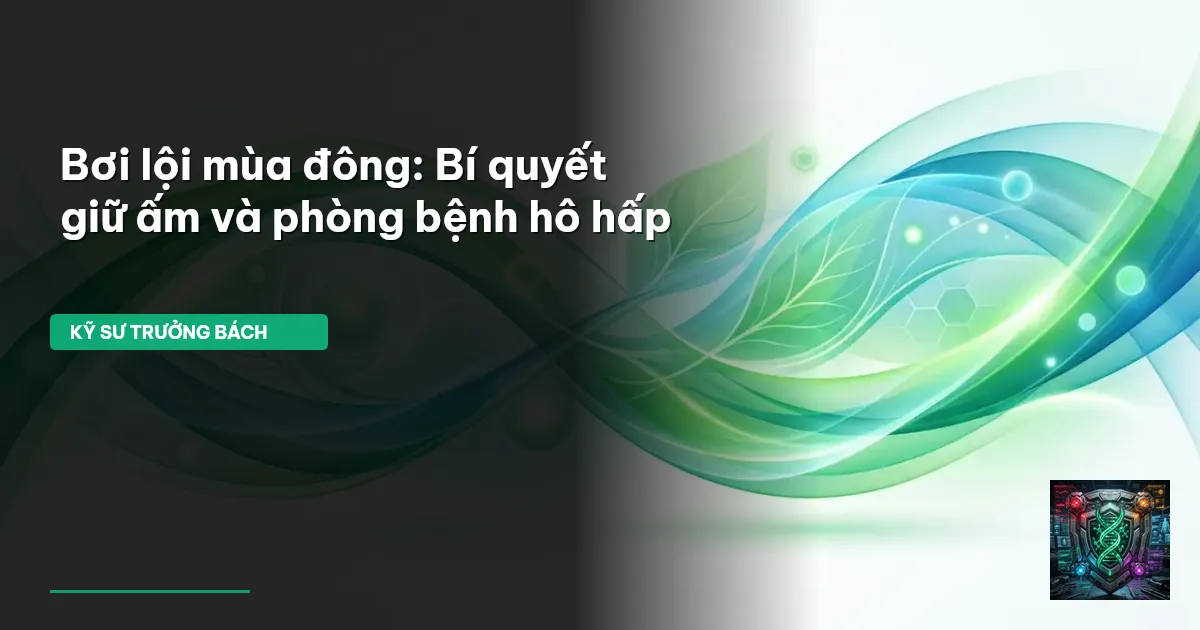 bơi lội mùa đông