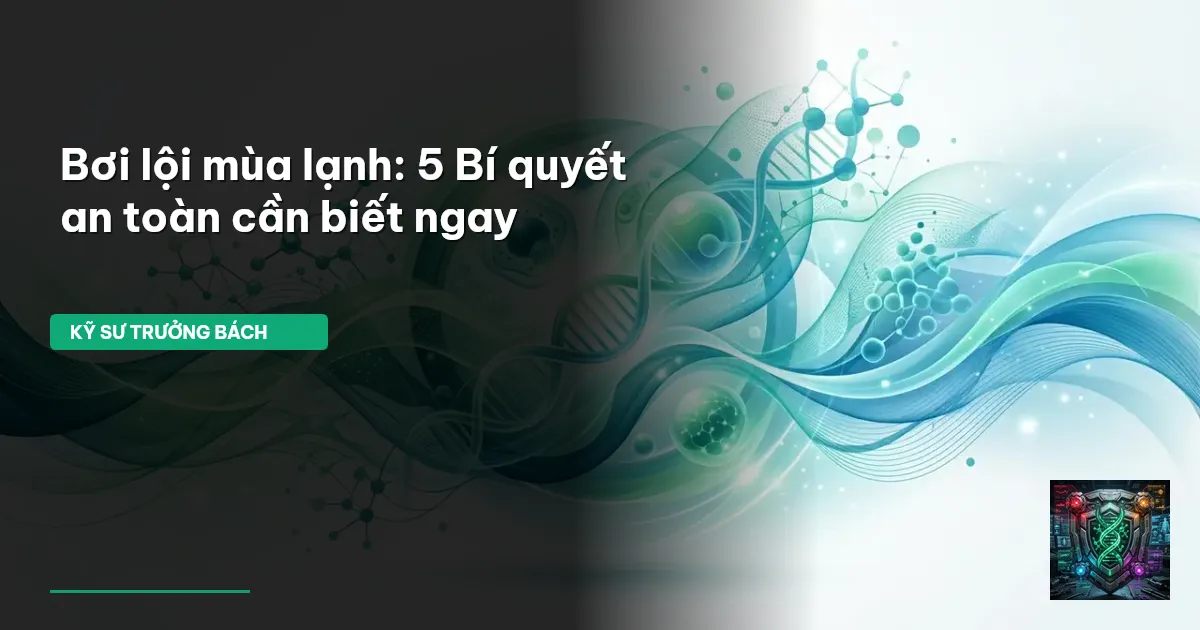 bơi lội mùa lạnh
