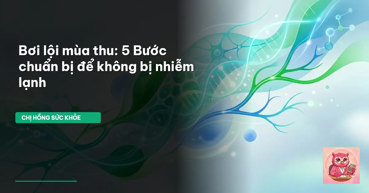 bơi lội mùa thu