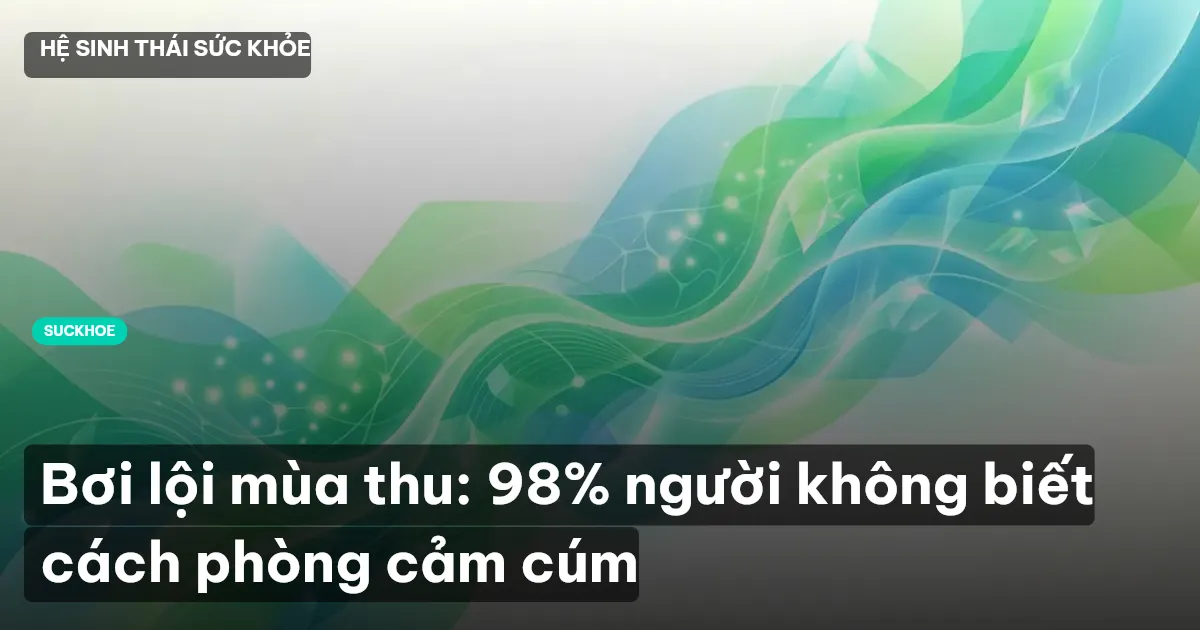 bơi lội mùa thu