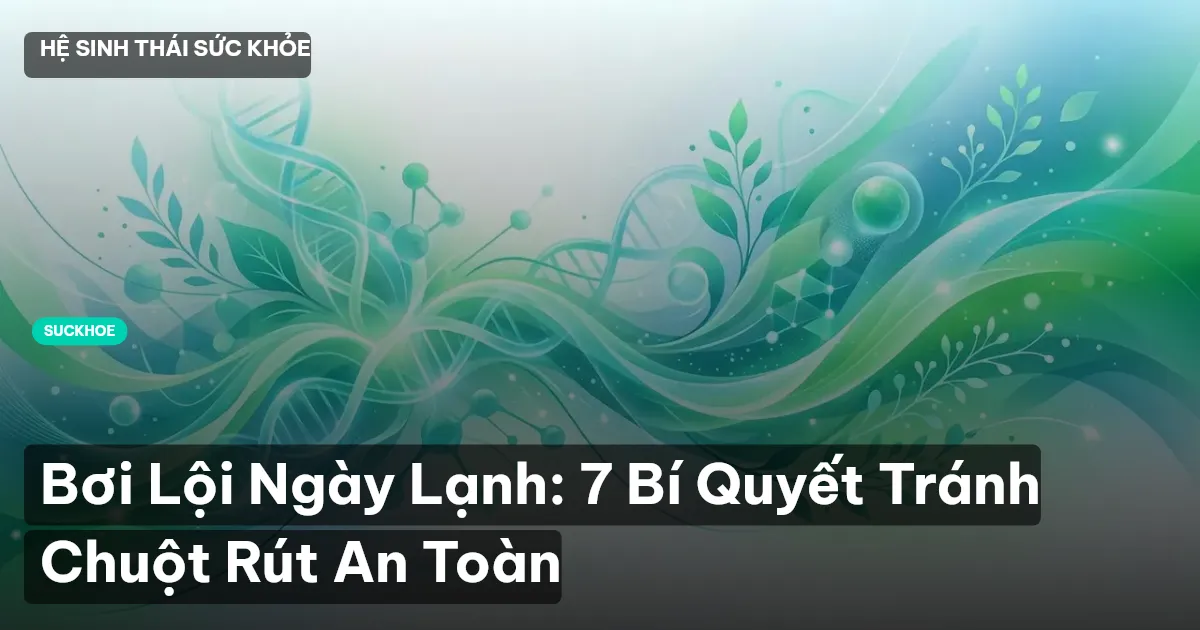 Bơi Lội Ngày Lạnh: 7 Bí Quyết Tránh Chuột Rút An Toàn