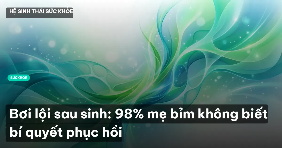 bơi lội sau sinh