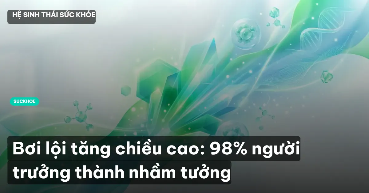 bơi lội tăng chiều cao