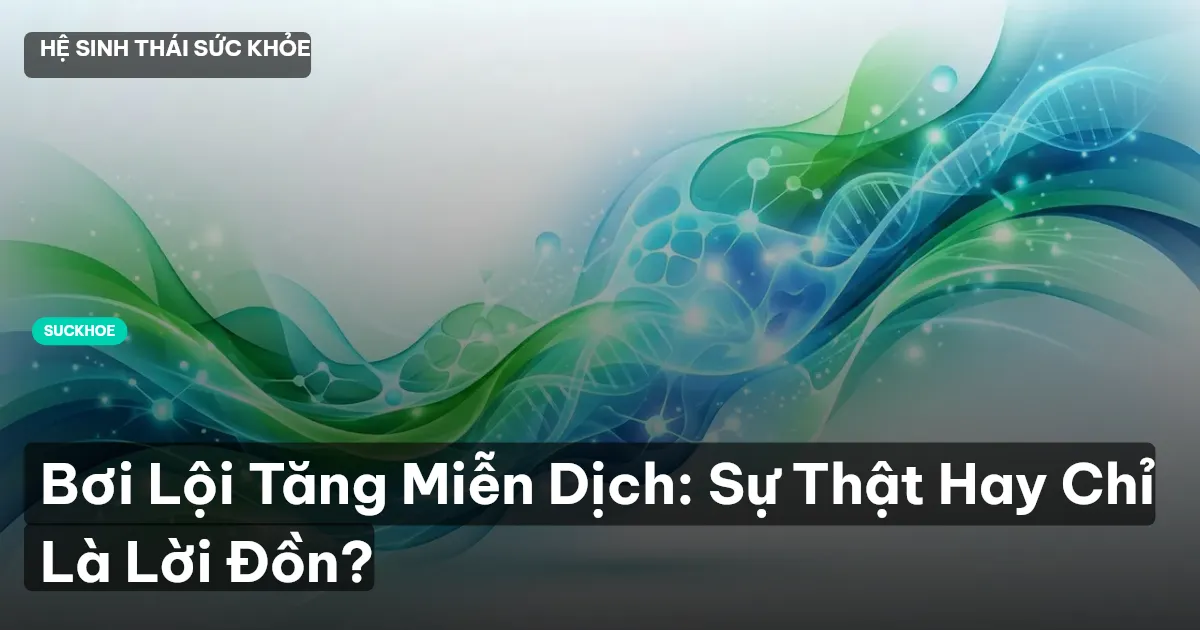 Bơi Lội Tăng Miễn Dịch: Sự Thật Hay Chỉ Là Lời Đồn?