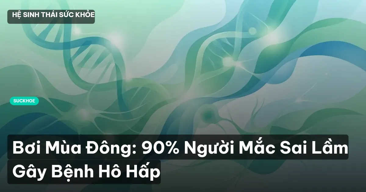 Bơi Mùa Đông: 90% Người Mắc Sai Lầm Gây Bệnh Hô Hấp