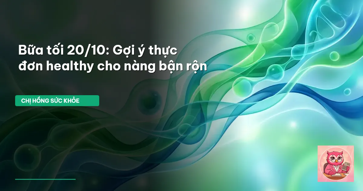 thực đơn healthy