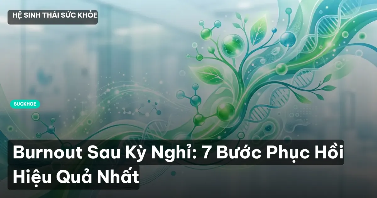 Burnout Sau Kỳ Nghỉ: 7 Bước Phục Hồi Hiệu Quả Nhất