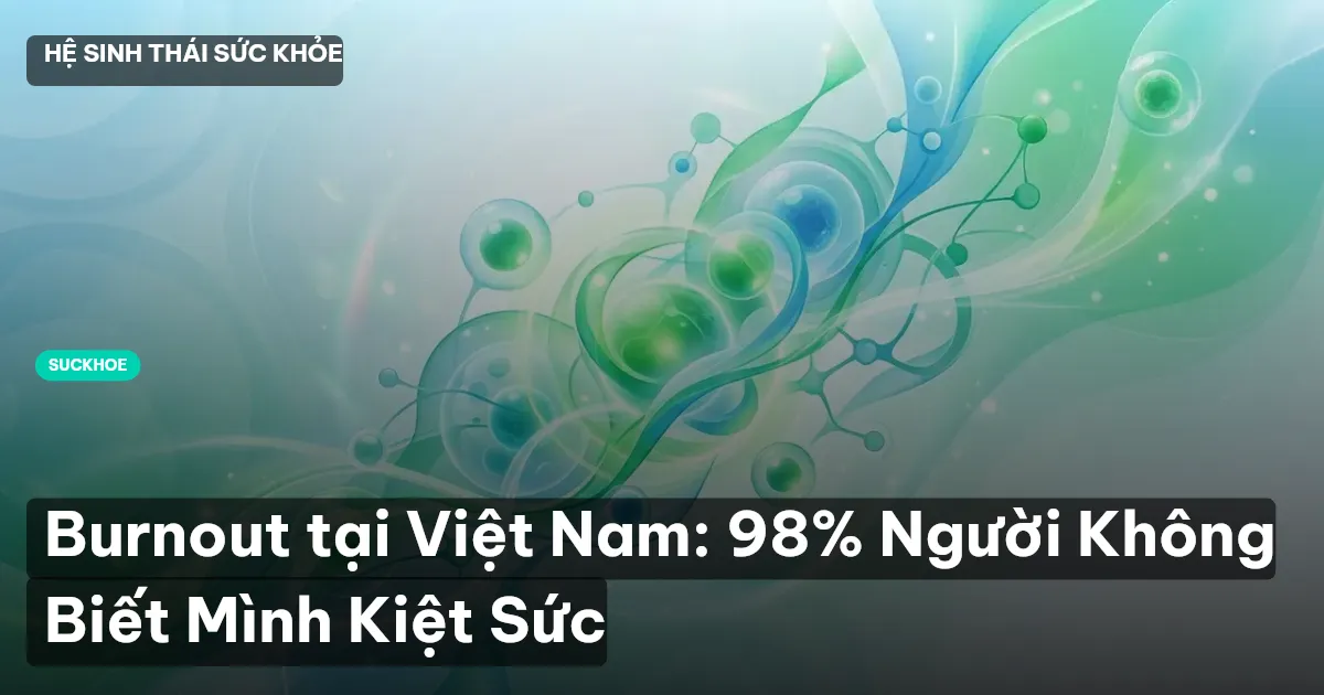 Burnout tại Việt Nam: 98% Người Không Biết Mình Kiệt Sức
