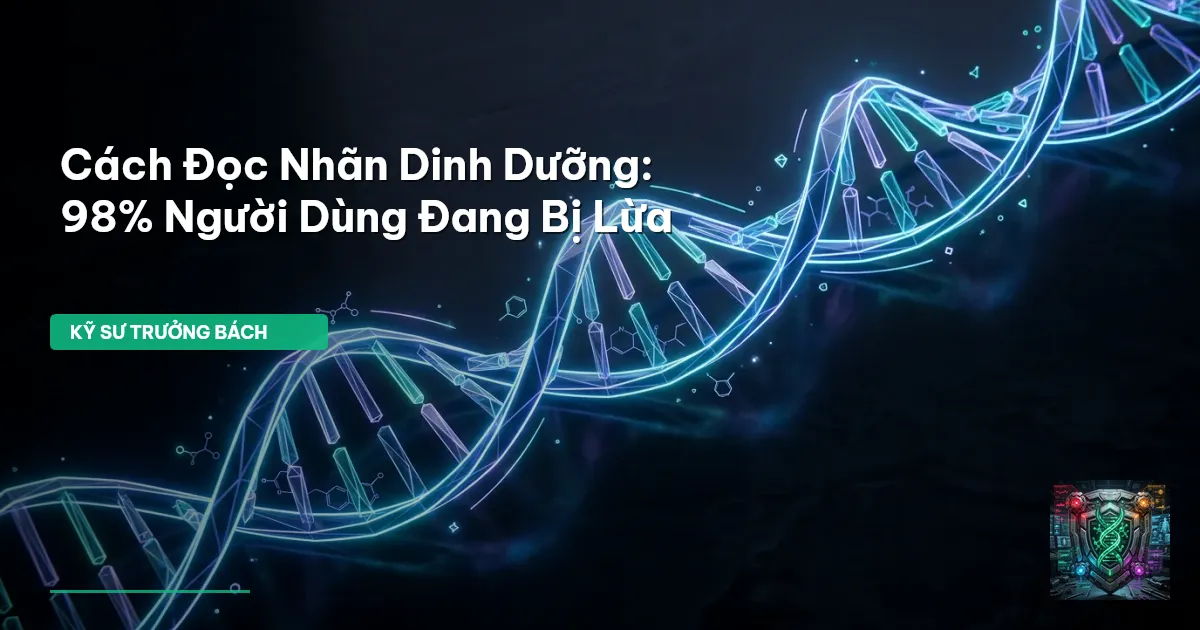 cách đọc nhãn dinh dưỡng