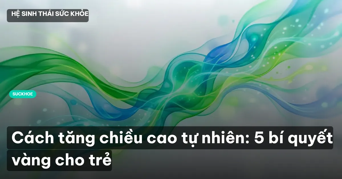 tăng chiều cao tự nhiên