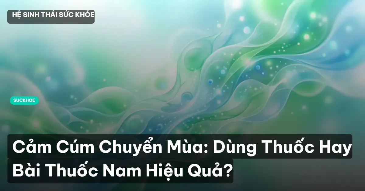 Cảm Cúm Chuyển Mùa: Dùng Thuốc Hay Bài Thuốc Nam Hiệu Quả?