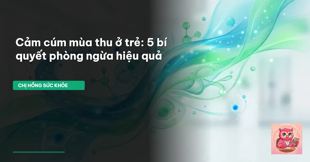 cảm cúm mùa thu