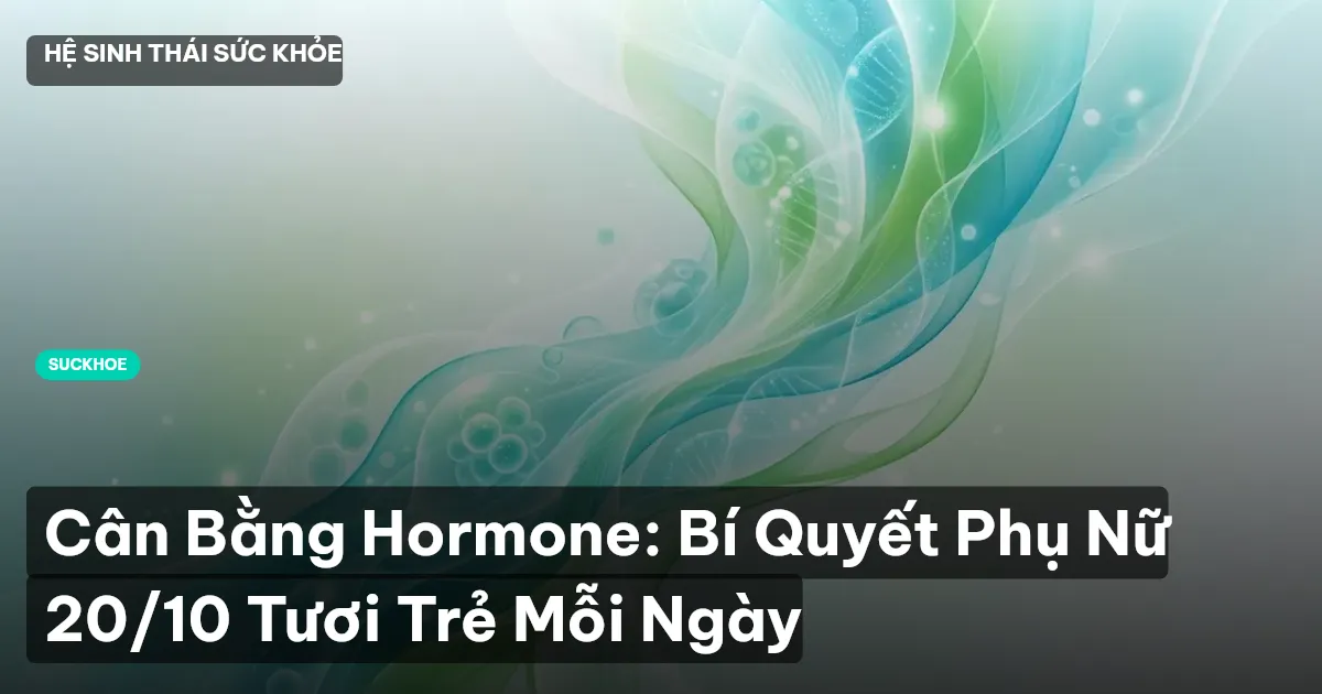 cân bằng hormone