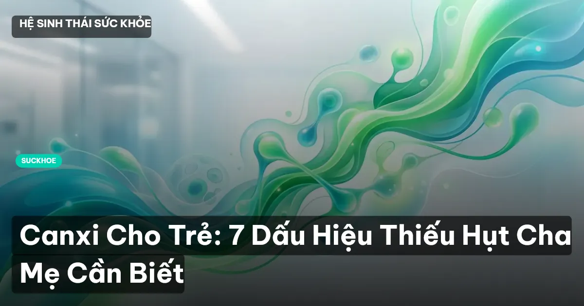 Canxi Cho Trẻ: 7 Dấu Hiệu Thiếu Hụt Cha Mẹ Cần Biết
