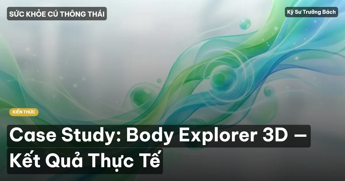 Case Study: Body Explorer 3D — Kết Quả Thực Tế