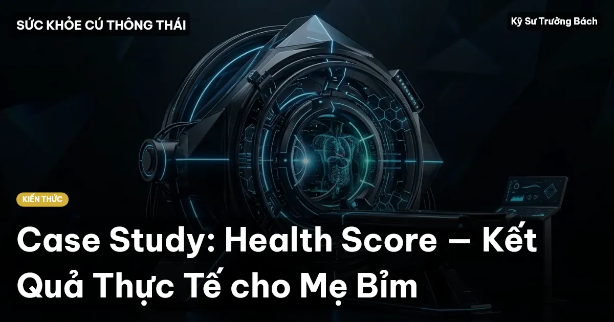 Case Study: Health Score — Kết Quả Thực Tế cho Mẹ Bỉm