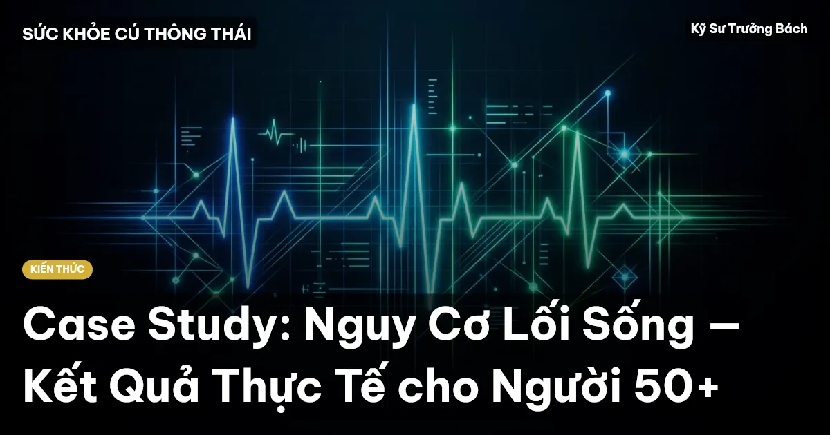 Case Study: Nguy Cơ Lối Sống — Kết Quả Thực Tế cho Người 50+