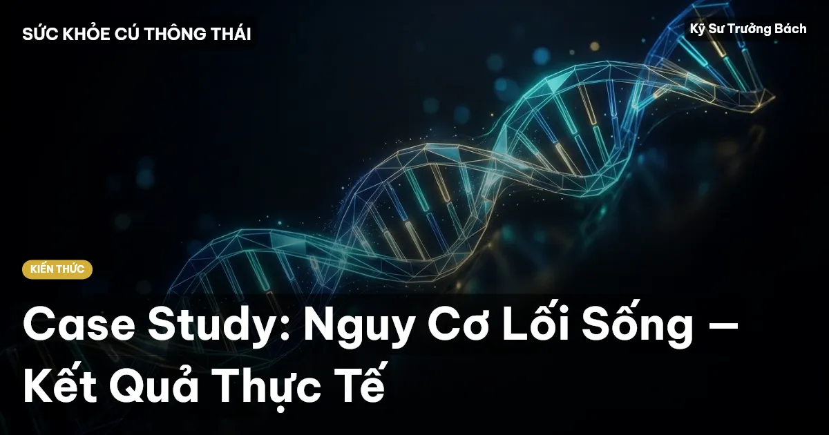 Case Study: Nguy Cơ Lối Sống — Kết Quả Thực Tế