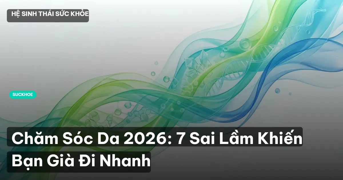 Chăm Sóc Da 2026: 7 Sai Lầm Khiến Bạn Già Đi Nhanh