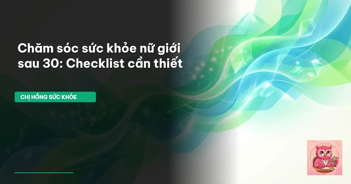 sức khỏe nữ giới