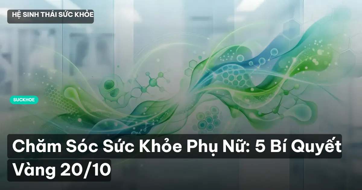 Chăm Sóc Sức Khỏe Phụ Nữ: 5 Bí Quyết Vàng 20/10