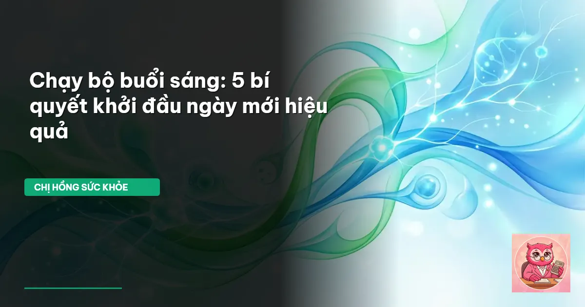 chạy bộ buổi sáng